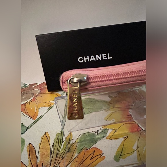 Chanel Light Pink Leather Wallet - Picture 9 of 13